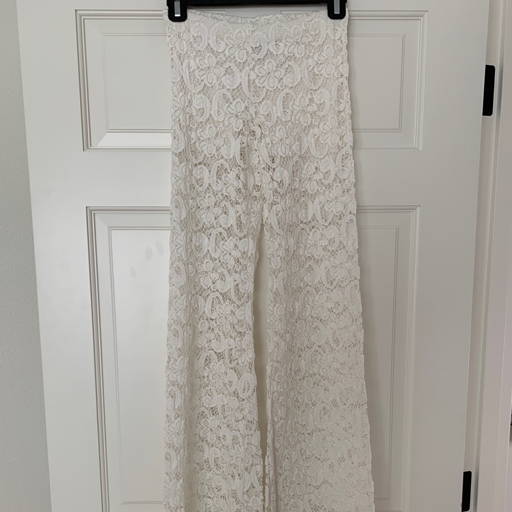 Nightcap White Lace Pants